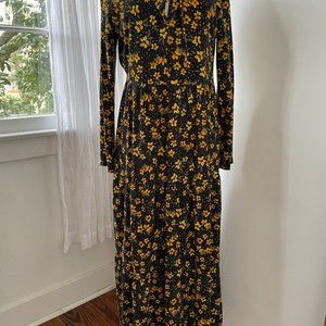 Free People Floral Maxi Dress Size XL